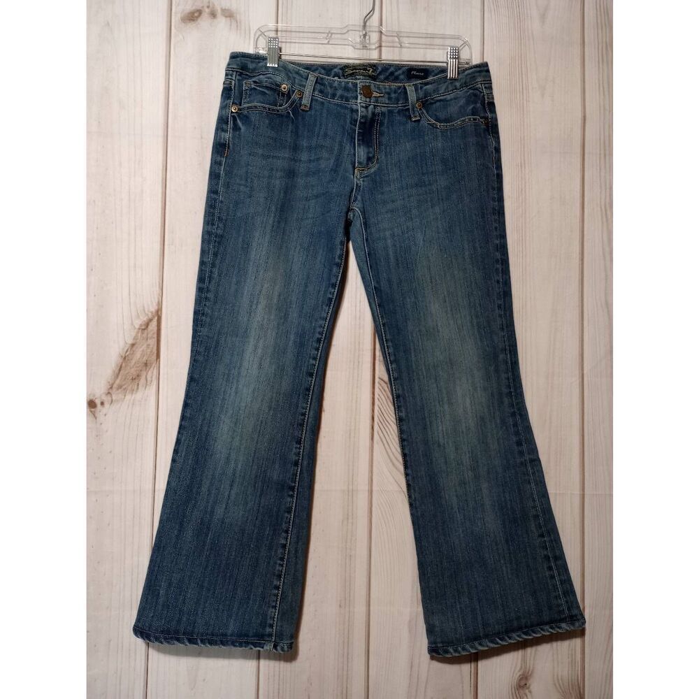 Seven7 Jeans Ladies 31 Flare Blue Medium Wash